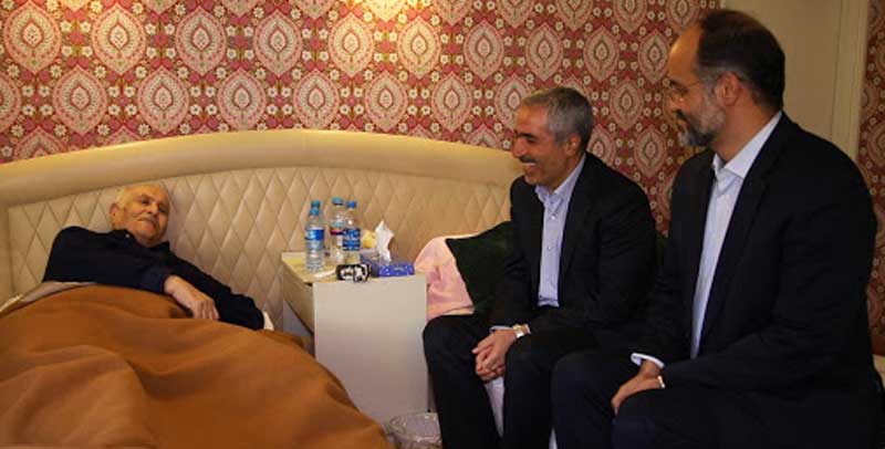 دیدار مدیر عامل وقت از اولین مدیرعامل شرکت ملی مس ایران