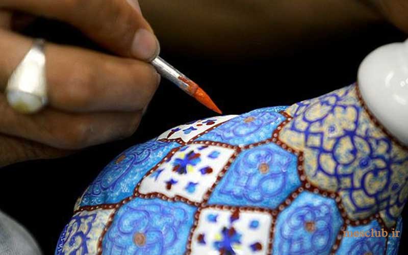 جایگاه هنر فیروزه کوبی در صنایع دستی مس و پرداز